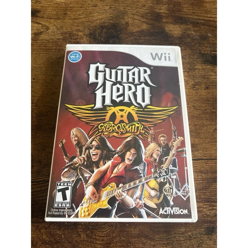 Guitar Hero: Aerosmith Nintendo Wii Video Game CIB Complete In Box With Manual